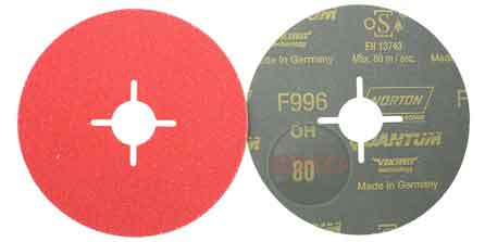 Norton F996 Viking Ceramic Fibre Discs