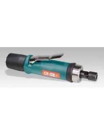 Dynabrade 52276 .7 hp Straight-Line Die Grinder 15,000 RPM, Geared, Extended Rear Exhaust, 1/4" Collet