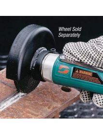 Dynabrade 52373 4" (102 mm) Dia. Straight-Line Type 1 Wheel Grinder 1 hp, 12,000 RPM, Rear Exhaust, 3/8"-24 Spindle Thread