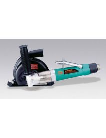 Dynabrade 52438 5" (127 mm) Dia. 7 Degree Offset Vacuum Cut-Off Wheel Tool 1 hp, 12,000 RPM, Rear Exhaust, 3/8"-24 Spindle Thread