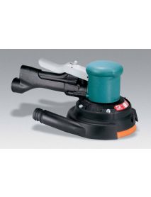 Dynabrade 58443 6" (152 mm) Dia. Two-Hand Gear-Driven Sander, Central Vacuum .45 hp, 900 RPM, Rear Exhaust, Vinyl-Face Pad