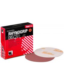 Indasa Rhynogrip Redline Aluminium Oxide Self-Grip Discs 150mm Plain / No Hole P320 - Pack of 50 (C00631)