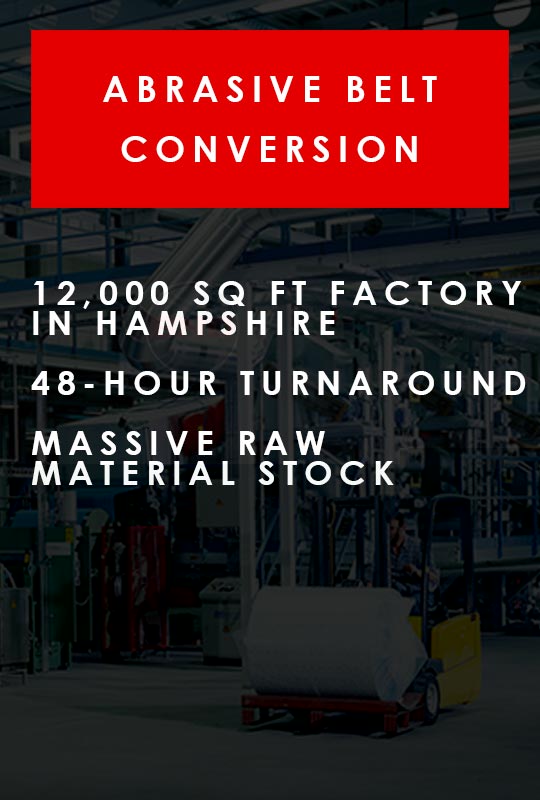 BND Abarsives & Tapes Ltd | Abrasive Belt Conversion