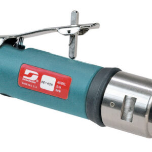 Dynabrade 52100 .7 hp Straight-Line Die Grinder 950 RPM, Planetary-Geared, Extended Rear Exhaust, 1/4" Collet