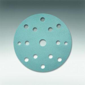 SIA 1948 siafast Blue-Fired Aluminium Oxide  Discs 150mm 15 Holes P800 - Pack of 100 - Image 1
