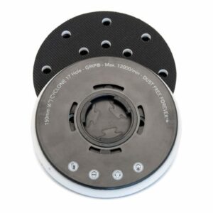 Flexipads FE617 Cyclone Festool Rotex 150mm Random Orbital Sander Velcro Backing Pads (Multihole, Medium Density)