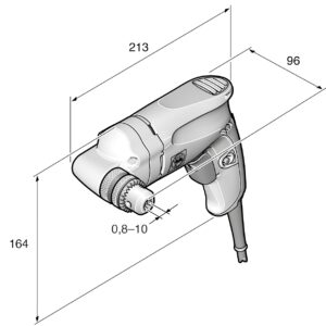 Fein Corded WBP10 Angle Drill 230v - (72055160000) - Image 4