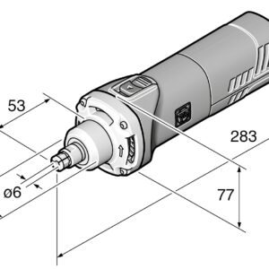 Fein Corded GSZ8-280PE Hand Grinder 230v - (72231760000) - Image 5