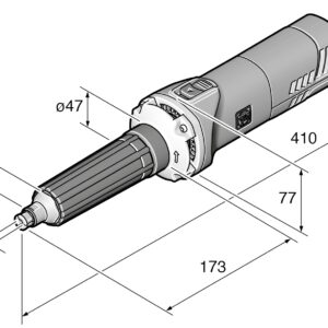 Fein Corded GSZ8-280PEL Hand Grinder 110v - (72231960241) - Image 3