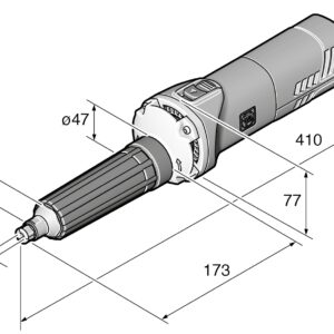 Fein Corded GSZ8-90PEL Hand Grinder 110v - (72232060241) - Image 3