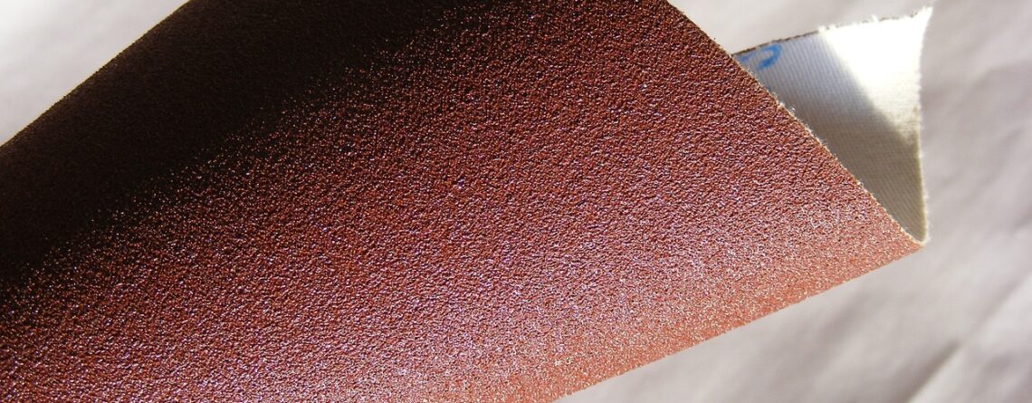 Sanding Sheet in red coating