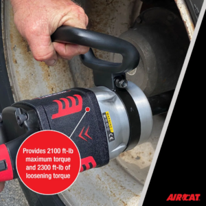 Aircat Tools AC1993-VXL VIBROTHERM DRIVE™ 1" x 7" Ext. Anvil Inline Compact Impact Wrench - Image 5